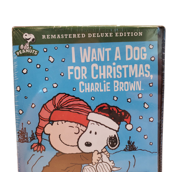 Vintage Charlie Brown Christmas DVD I Want A Dog For Christmas NEW Peanuts - Picture 2 of 11